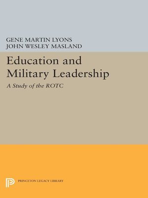 cover image of Education and Military Leadership
